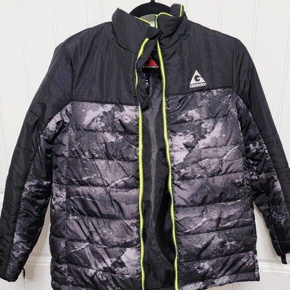 Gerry Boys Size Large 14/16 Winter Snow 2 in 1 Coat Jacket Gray Black EUC - Picture 13 of 14
